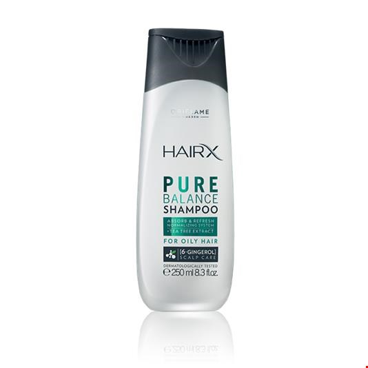 شامپو متعادل کننده هیرکس مخصوص موی چرب Hairx Pure Balance shampoo